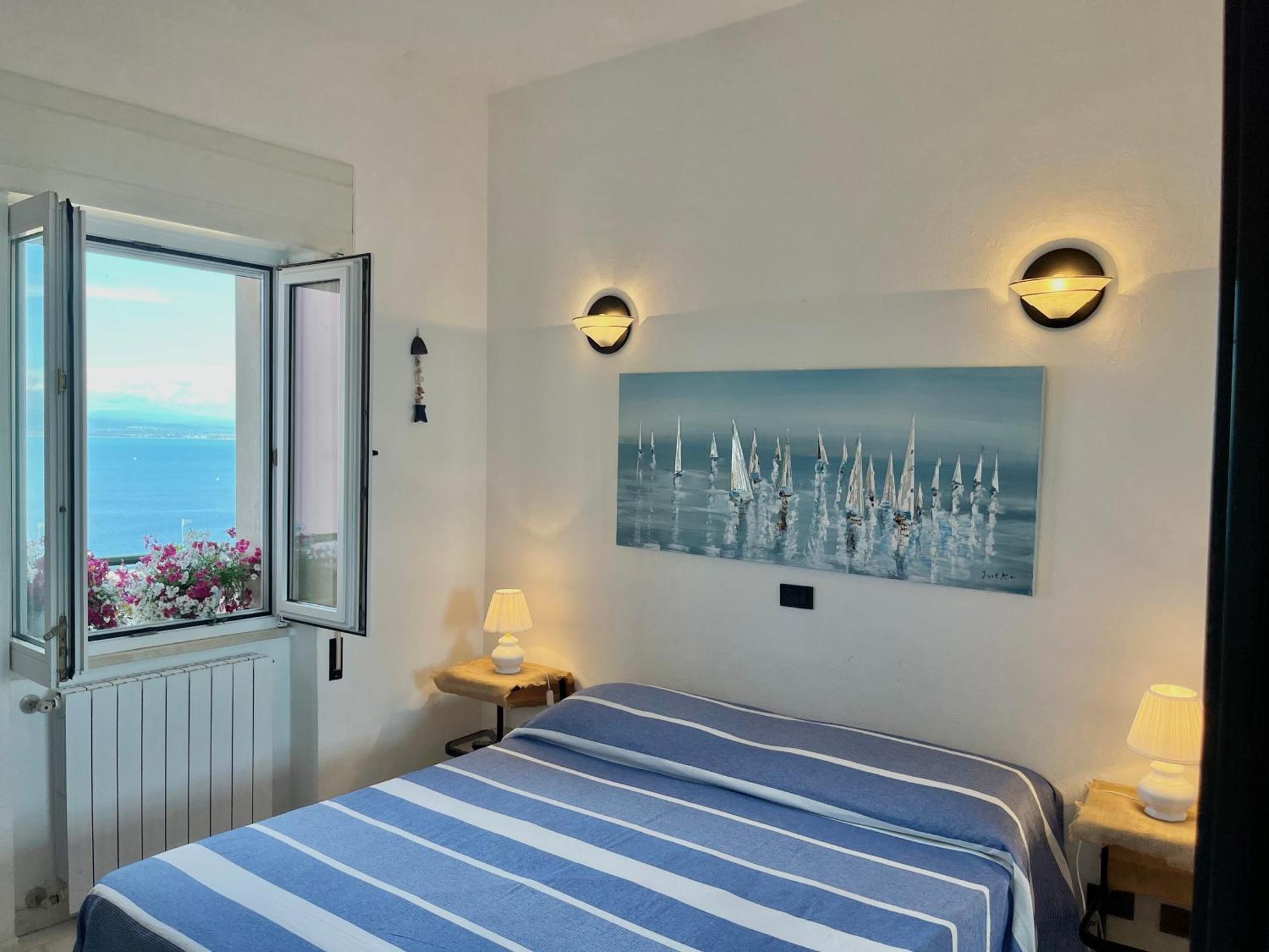 Ferienwohnung Porto Santo Stefano Vista Mare + Parcheggio Gratuito Exterior foto